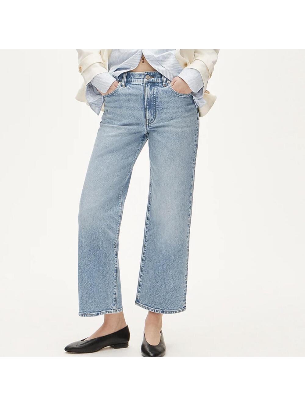 J.Crew High Rise Slim Wide Leg Jean - Women's 31, NWOT